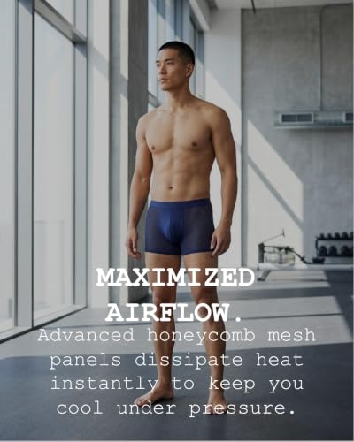 Image of Mesh Boxer Men's | Breathable Pouch | Dot Silky Smooth Innerwear |