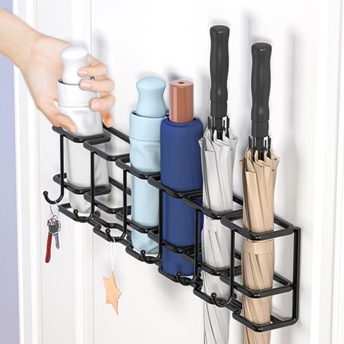 Support de rangement pour parapluie au design mural minimaliste