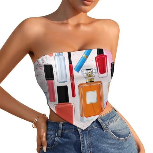 Women Girls 2025 Modern Lady Girly Cosmetic Perfume Lipstick Art