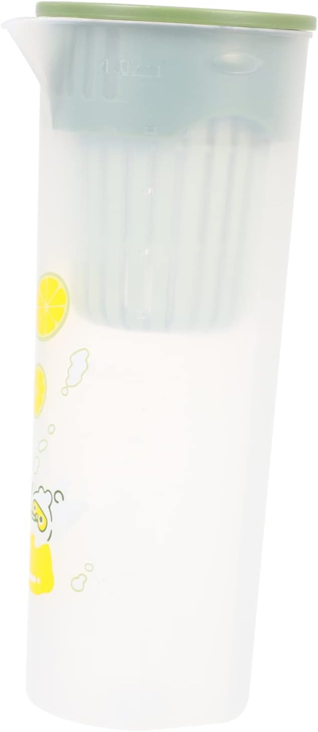 PRETYZOOM Large Capacity Plastic Water Jug for Cold Beverages Party Drinks Server Shatterproof Container for Ice Tea Milk Beer and Refreshing Drinks