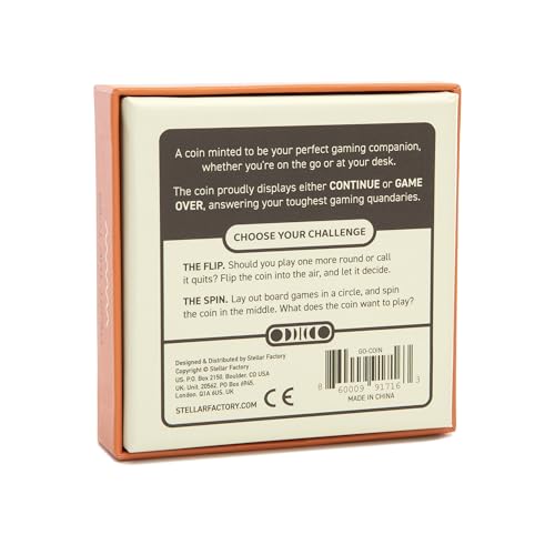 Stellar Factory Game Over Coin - (1.5 Inch Metal Coin with Stand) - Thumbnail 6