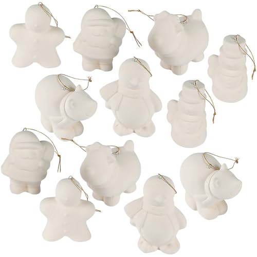 Design Your Own Ceramic Christmas Character Ornaments - Crafts for Kids & Design Your Own 12 count/2 pcs. per style.