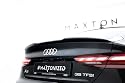 Maxton Design Spoiler Flügelverlängerung Glanz Schwarz ABS kompatibel mit Audi A5 S-Line F5 Sportback (2016-)