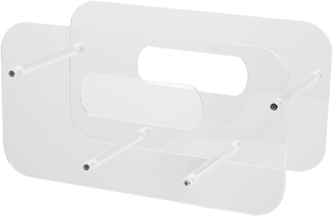 Modern Acrylic Plates Holder Sturdy Dishes Stand Offering Stability and Styles for Indoor or Outdoor Dining Spaces Cabinet Dish Storage