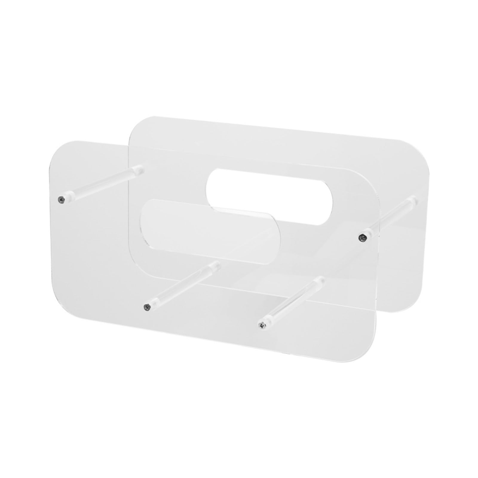 XIAOQENAN Sturdy Clear Acrylic Plates Holder Practical And Space Efficient Storage Solution For Kitchen Or Outdoor Use