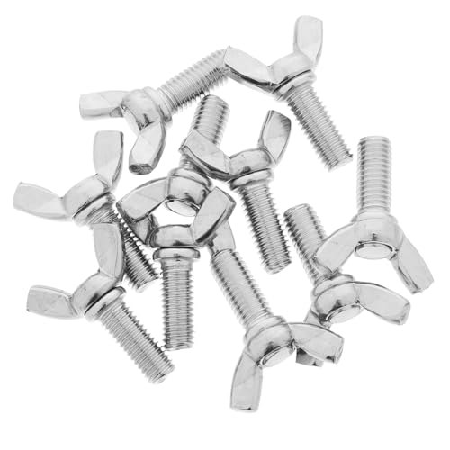 KICHOUSE Stainless Nut Screws M8x20 Butterfly Bolts Hand Twist Screws for Quick Assembly and Secure Fastening