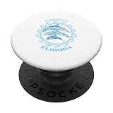 Tybee Island Florida Tribal Dauphins Océan Animaux PopSockets PopGrip Interchangeable