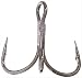 Mustad UltraPoint KVD Elite Series Triple Grip Treble Hook with 1 Extra Strong/2 Extra Short Hooks (Pack of 11), Black Nickel, 4