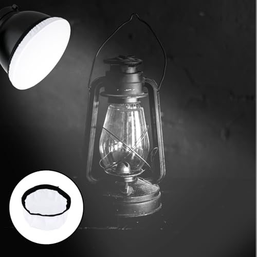 2Pcs Light Diffuser Sock, 7"/18cm Diffuser Lamp Cover White Soft Lampshade Reflector Lamp Sock for Studio Strobe Reflectors Ring Light Flash Light Standard Reflector - Image 5