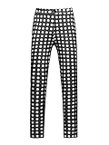 Lars Amadeus Polka Dots Golf Pants for Men's Big and Tall Printed Work Office Trouser 34 Black