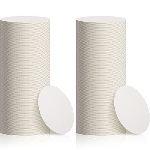 TaoBary 400 Pcs Disposable Paper Coasters Bulk 1MM, 4...