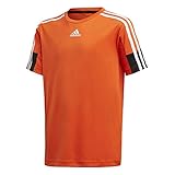 Bequem adidas Jungen T-Shirt Aeroready 3-Streifen T-Shirt, Orange/Black, 140, GL6849