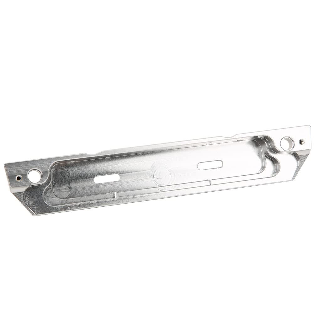 Przedni zderzak ze stopu aluminium RC przedni pasek antykolizyjny do ciężarówki RGT 1/10 Off Road Rock Cruiser EX86100 (Argento R86025S)