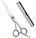 Produktbild Haarschere Profi, Friseurschere Scharfe, Edelstahl Haarschneideschere mit Kamm - Präziser Schnitt - Perfekter Haarschnitt für Kinder, Damen und Herren