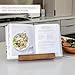 Beautiful Cookbook Stand for Your Kitchen Counter - Solid Wood Stand Easily Keeps Cook or Recipe Books Open for Convenient Cooking - Perfectly Fits Your iPad/Tablet and Enhances Any Kitchen Decor