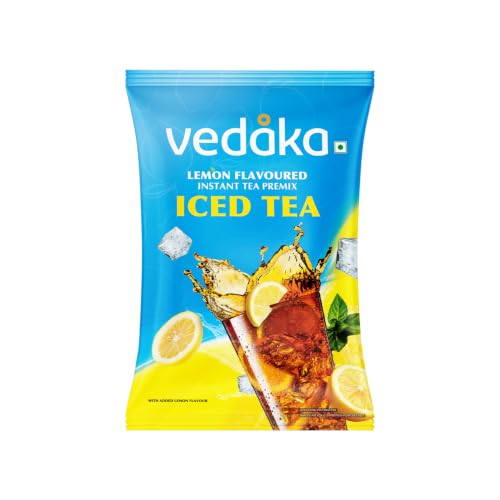 Image of Amazon Brand - Vedaka Lemon Flavoured Instant Tea Premix | Iced Tea | 400 g | Refreshing Lemon Taste | Quick-Mix Convenience | FSSAI Approved