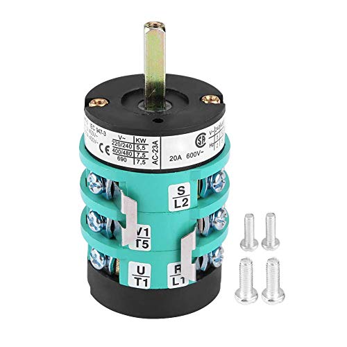 Commutateur de changeur de pneu 220V/380V en ABS avec interrupteur inverseur de moteur 20A
