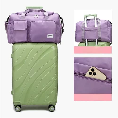 Bolsa esportiva para academia bolsa de viagem à prova d'água bolsa de viagem durante a noite sacola