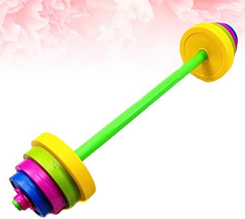VOSAREA Children Hand Dumbbells Adjustable Gym Exercise Barbell Fitness Sport Toys for Kids Beginner Gym Workout Weightlifting