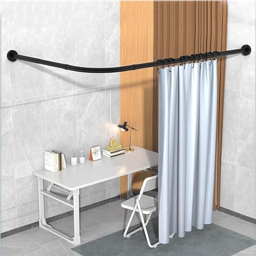 Barra de ducha extensible en forma de L de acero inoxidable 304