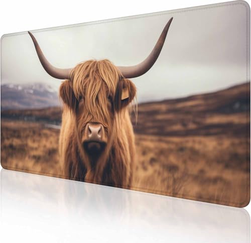 マウスパッド オフィスデスクマット 大型ゲーミングキーボードパッド ステッチエッジ 洗濯可能 滑らかな表面コントロール & 正確 拡張コンピューターマウスマット (31.5 x 11.8インチ) - ブラック コズミックコンステレーションマジック