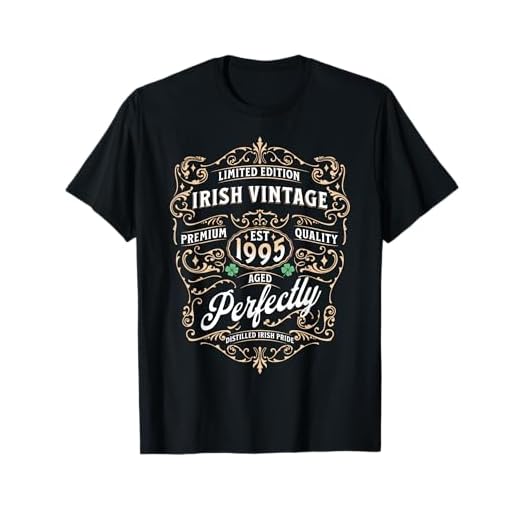 Cumpleaños irlandés Irish American Heritage Vintage Nacido en 1995 Camiseta