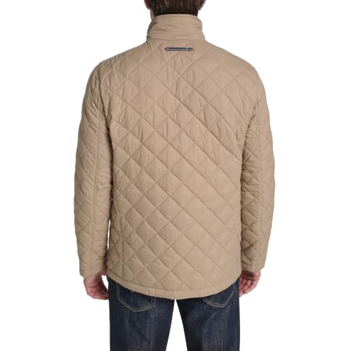 Image of Cole Haan Men's Stand Collar Quilted Jacket Coat