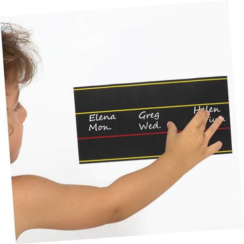 Tira magnética ligera de material suave negro para aprender palabras 6