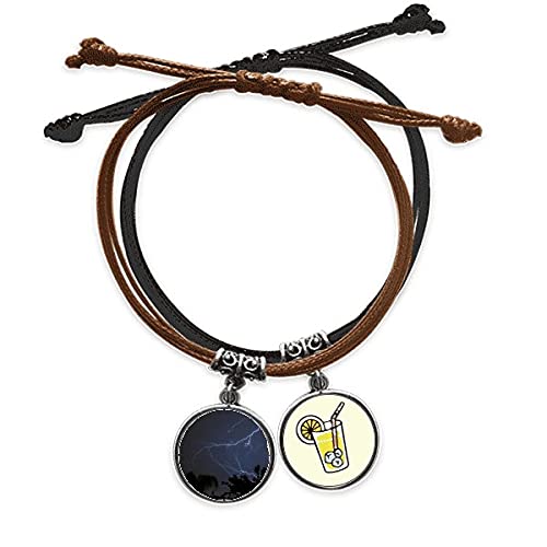 Bracelet Sciences Forestières en cuir et corde tressée main élégance nature sauvage