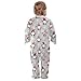 Emelivor Christmas Gnome Candy Canes Baby One-Piece Newborn Pajamas Long Sleeve Footed Pjs for Boys Girls