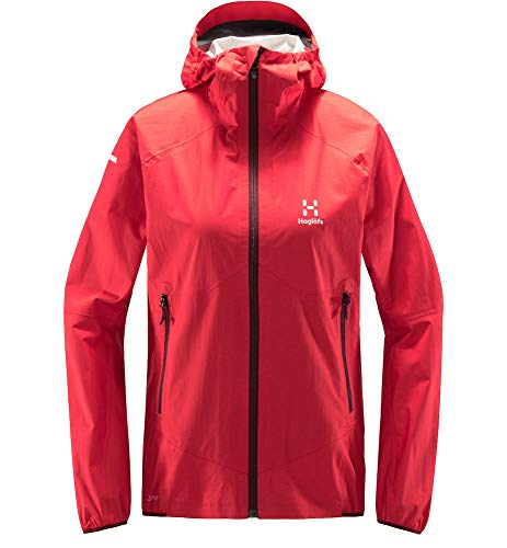 Chaqueta impermeable Haglöfs L.I.M Proof cortavientos transpirable de montaña para mujer