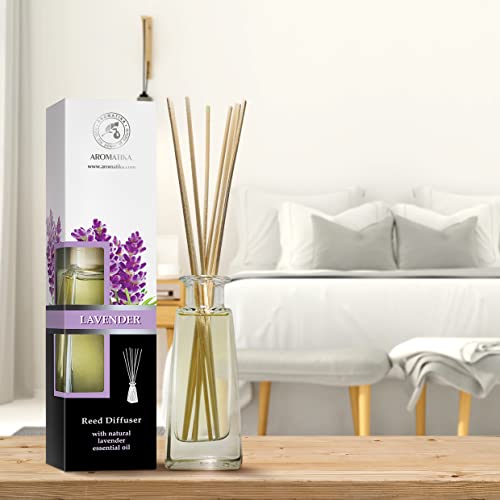 Difusor de varillas con aceite esencial natural Lavanda 3 x 100 ml miniatura 4