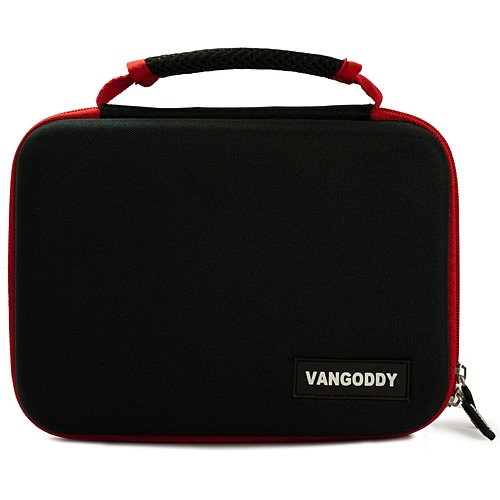 Vg Black, Red Harlin Hard Protective Case Cover For Diabetic Organizer Carrying Sleeve, Kit #TOP1