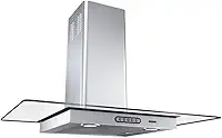 COIFA DE PAREDE Fogatti VIDRO RETO DUTO SLIM 80CM 220V INOX