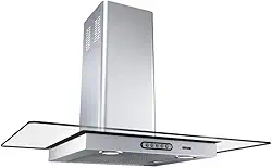 COIFA DE PAREDE Fogatti VIDRO RETO DUTO SLIM 80CM 220V INOX