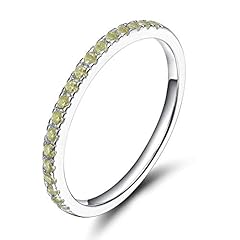 sterling silver-olive green