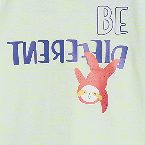 Image of miniklub Baby Round Neck Short Sleeve Knitted Cotton T-Shirt (Grey Color)