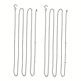 Colaxi 2.5M Length Volleyball Net Measure Chain with Instruction Manual Referee Equipment Volleyball Net Setter Chain for Competitions Team Sports