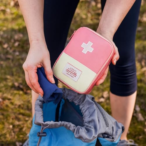 Kit Completo botiquin de Primeros Auxilios Apto para Viaje y casa, Incluye maletin Medico y Dos neceseres para medicamentos, se Puede Usar para casa, Coche, montaña - imagen 6