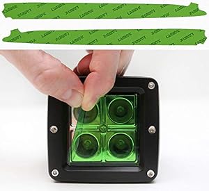 Lamin-x Custom Fit Green Fog Light Covers for Genesis G90 (17-19)