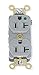 20A 5-20R 125V Receptacle Duplex Gray - Pack Of 6