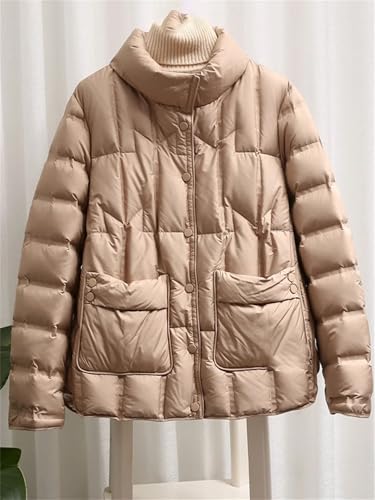 Doudoune blanche en duvet de canard : un cocon de douceur chaude pour femme