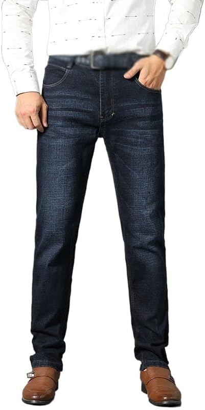 Casual Jeans Solid Color Pocket Zipper Pants Spring/Summer Men's