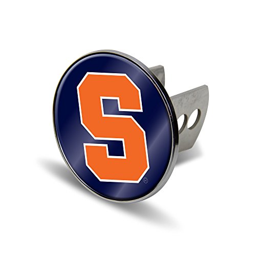 Rico NCAA Syracuse Orange Laser Cut Metal Hitch Cover, Large, Silver