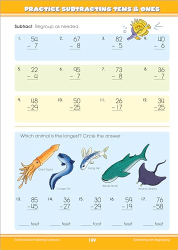 School Zone Big Math Grades 1-2 Workbook