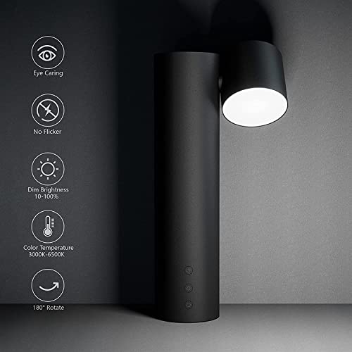 Blinko Led Desk Lamp Dimmable Table Lamp,180° Rotate Lamp Head,3 Brightness Adjustable,3 Color Temperature,Touch Control Usb Recharge For Home, Office,Bedroom Bedside,Cafe,Restaurant,Studying,Working #TOP5