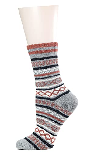 Image of Womens Wool Knit Winter Socks
