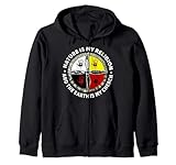 Die Natur ist Meine Religion Die Erde ist Meine Kirche Kapuzenjacke