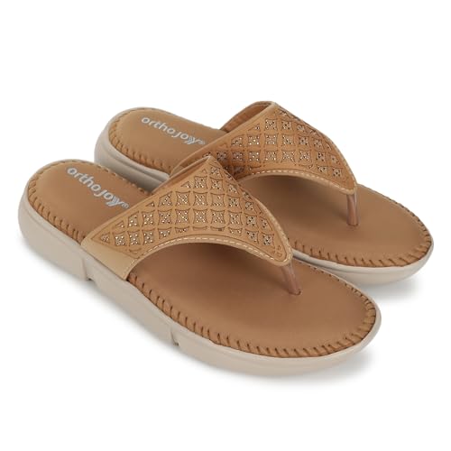 Image of ORTHO JOY doctor Fancy Slipper for women || Orthopedic Women's Fancy Sandal For Women