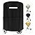 22 inch BBQ Gas Grill Cover for Outdoor Grill, Grill Cover for Weber 22 Inch Charcoal Kettle - Heavy Duty Waterproof Anti-UV Barbecue Cover for Weber Char-Broil 22 Inch Charcoal Kettle Grills, Black